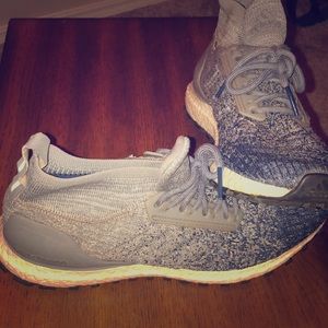 Heather Grey Indigo blue all terrain ultraboost.